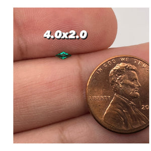 4x2MM(Weight range-0.05-0.06 each stone)