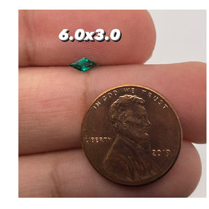 6x3MM(Weight range-0.12-0.14 each stone)