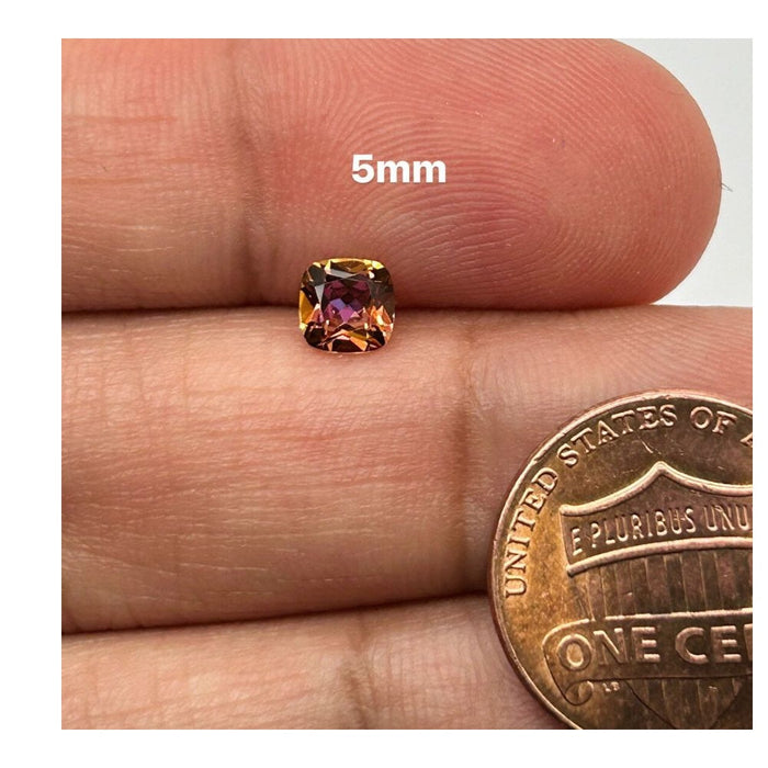Natural Sunrise Mystic Topaz Cushion Shape AAA Quality Faceted Gemstone Available in 5x5MM-10x10MM