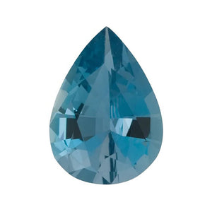 Natural Aquamarine Pear Cut Calibrated Faceted