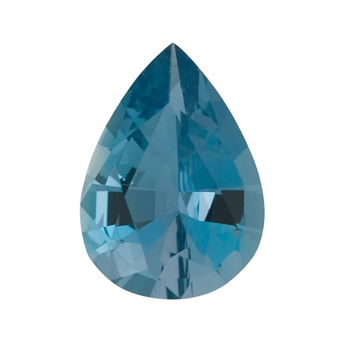 Natural Aquamarine Pear Cut Calibrated Faceted