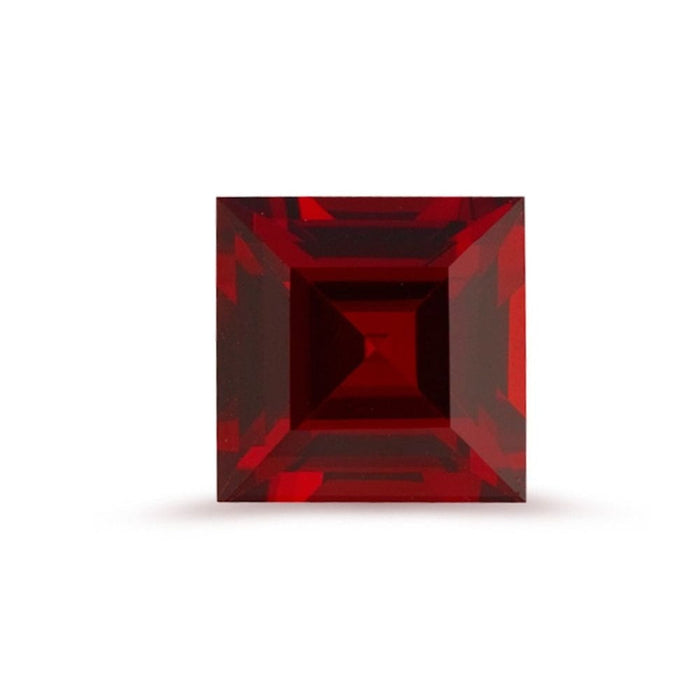 Natural Mozambique Garnet Square Step Cut AAA Quality from 3MM-12MM