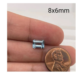 8x6MM (Weight range-1.20-1.60 each stone)