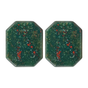 Octagon Cushion Buff Top Better BloodStone