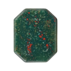 Natural Loose Octagon Buff-Top BloodStone