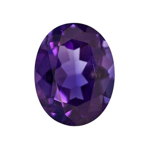 Natural Loose African Amethyst Oval Cut