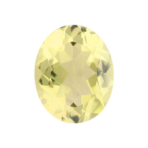 Natural Lemon Citrine Oval Cut