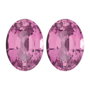 Natural Oval Loose Pink Sapphire