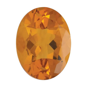 Natural Yellow Citrine Oval Cut