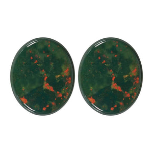 Natural Loose Oval Buff-Top BloodStone