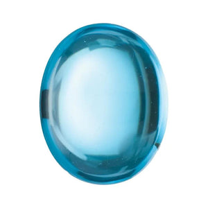 Natural Oval Cabochon Loose Swiss Blue Topaz