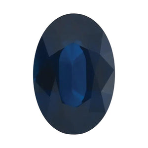Natural Oval Loose Blue Sapphire