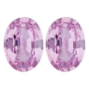 Natural Oval Loose Pink Sapphire