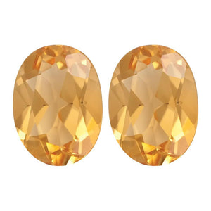 Natural Yellow Citrine Oval Cut