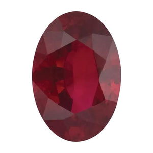 Natural Oval Loose Ruby