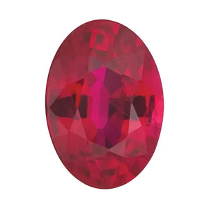 Natural Oval Loose Ruby