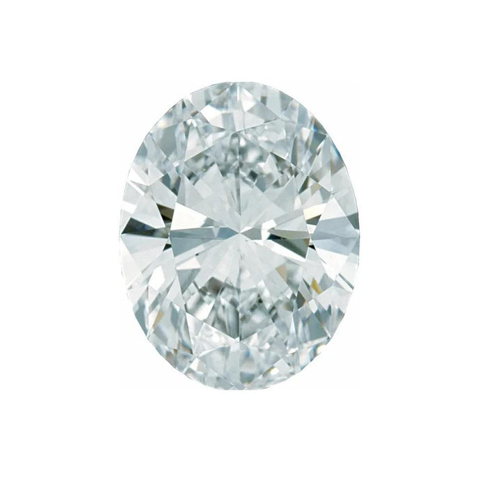 Natural Oval Cut GHI Color Loose White Diamond