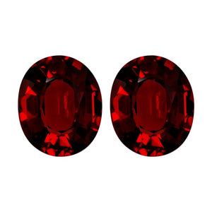 Mozambique Garnet Oval Step Cut