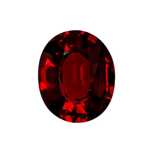 Mozambique Garnet Oval Step Cut