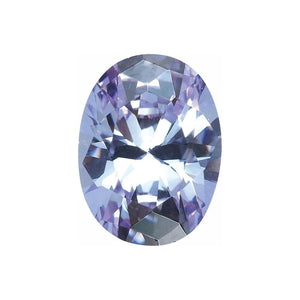 Lab Created Oval Lavender Cubic Zirconia