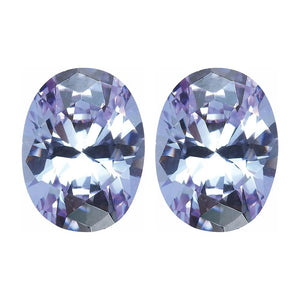 Lab Created Oval Lavender Cubic Zirconia