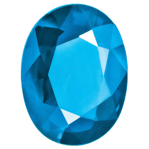 Oval Heirloom Swiss Blue Topaz