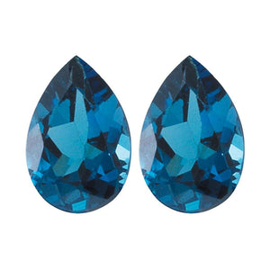 London Blue Topaz Pear Cut