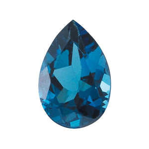 London Blue Topaz Pear Cut