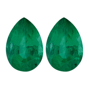Natural Pear Loose Emerald