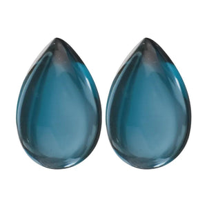 Pear Cabochon Better London Blue Topaz