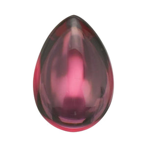 Rhodolite Garnet Pear Cabochon Cut