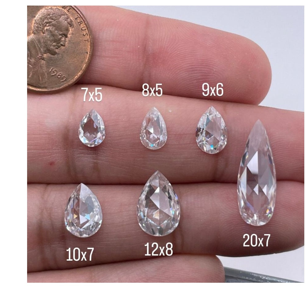 Rose cut moissanite new arrivals