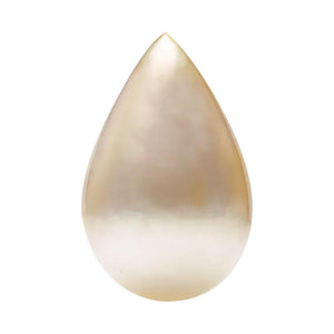 Pear White Mabe Cultured Pearl