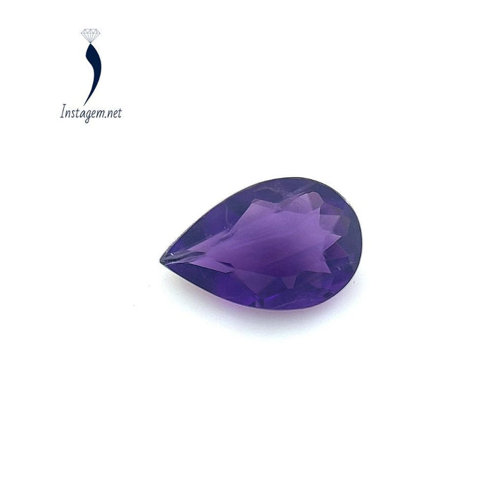 Natural Loose African Amethyst Pear shape
