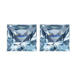 Natural Aquamarine Princess Cut