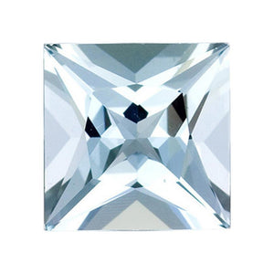 Natural Aquamarine Princess Cut