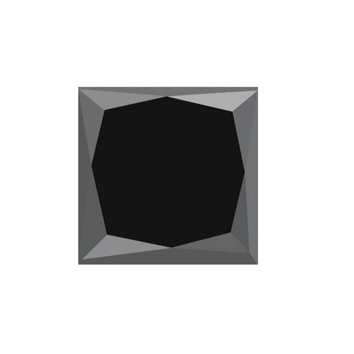 Treated Fancy Black Diamond Princess Cut From 1/10 Ct - 3/4 Ct