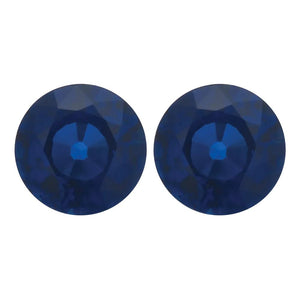 Natural Round Loose Blue Sapphire