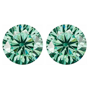 Round Best Green Moissanite
