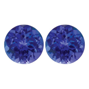 Natural Tanzanite Round Cut