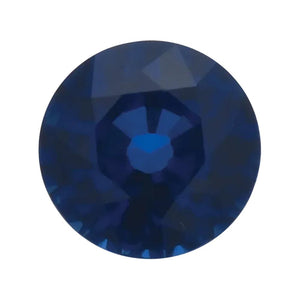 Natural Round Loose Blue Sapphire