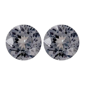 Gray Spinel Round Cut