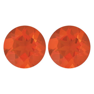 Mexican Fire Opal Round Cut