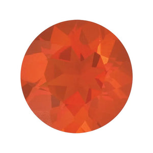 Mexican Fire Opal Round Cut