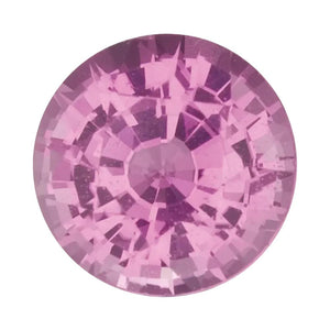 Natural Round Loose Pink Sapphire