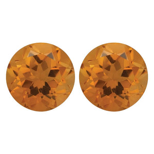 Natural Yellow Citrine Round Cut