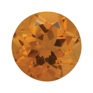 Natural Yellow Citrine Round Cut