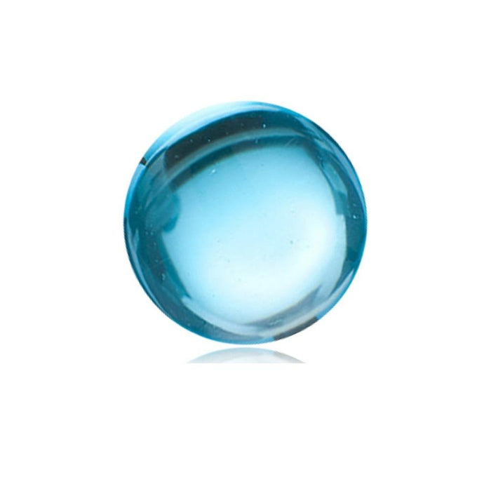 Swiss Blue Topaz Round Cabochon Cut