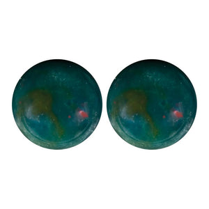 Natural Loose Round Cabochon Bloodstone
