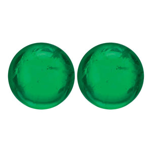 Natural Round Cabochon Loose Emerald